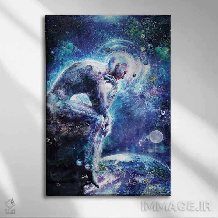 تابلو دکوراتیو راز وجود خودمان اثر کامرون گری - نمای روبهرو روی دیوار