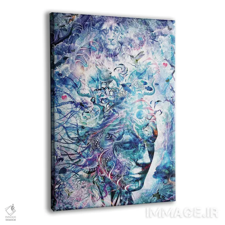 تابلو انتزاعی رویای یگانگی اثر کامرون گری - نمای پرسپکتیو محصول