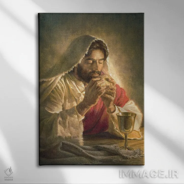 تابلو دکوراتیو نان حیات اثر کربرت گوتیه - نمای روبهرو روی دیوار