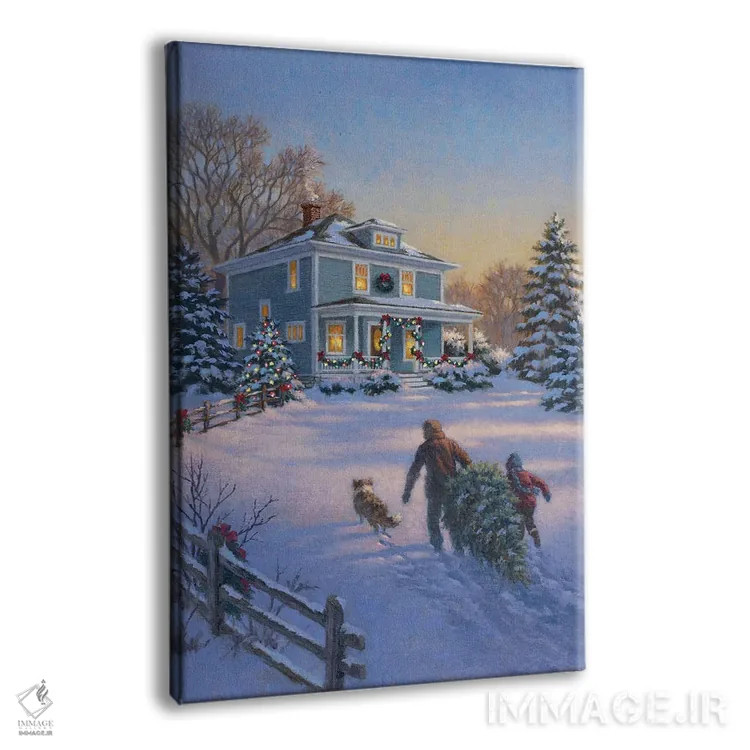 تابلو دکوراتیو سنت کریسمس اثر کربرت گوتیه - نمای پرسپکتیو محصول