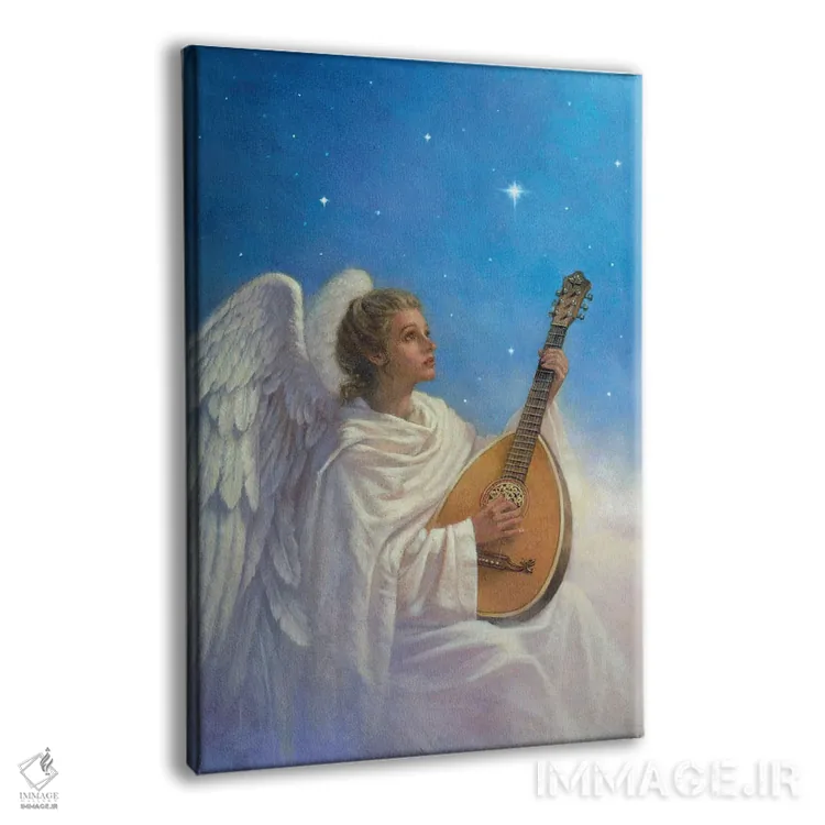 تابلو دکوراتیو فرشته با لوت اثر کربرت گوتیه - نمای پرسپکتیو محصول