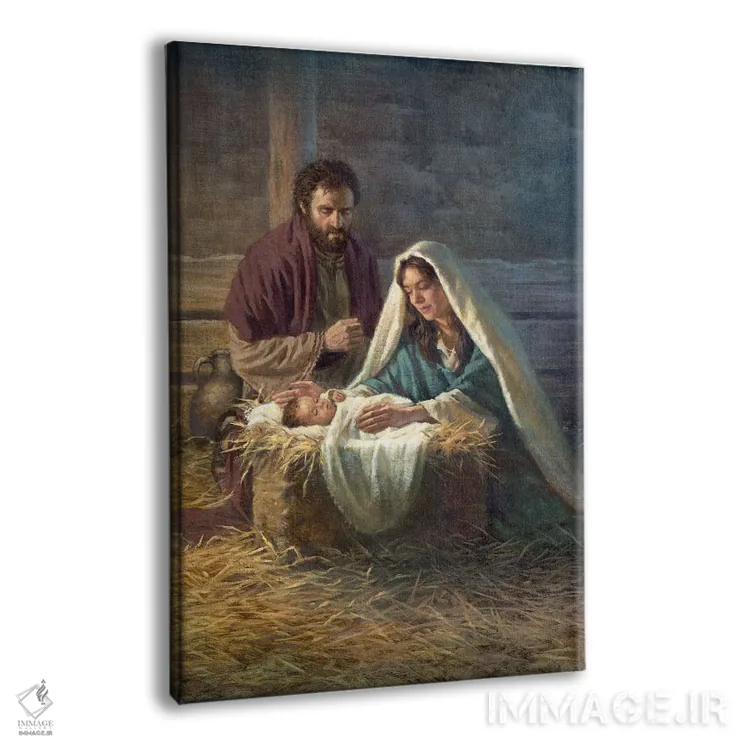 تابلو دکوراتیو تولد مسیح اثر کربرت گوتیه - نمای پرسپکتیو محصول