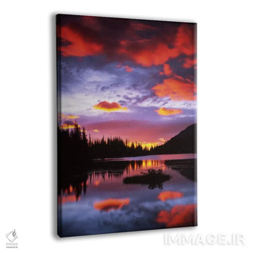 تابلو دکوراتیو غروب ابری ۲، دریاچه ریفلکشن، پارک ملی مانت رینییر، واشنگتن، آ… اثر چارلز گرچ - نمای پرسپکتیو محصول