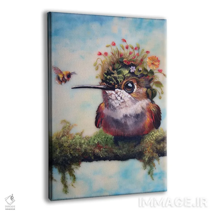 تابلو دکوراتیو ورونیکا اثر کری گولر - نمای پرسپکتیو محصول