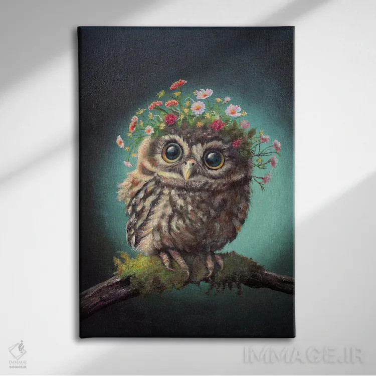 تابلو دکوراتیو فیلیس اثر کری گولر - نمای روبهرو روی دیوار