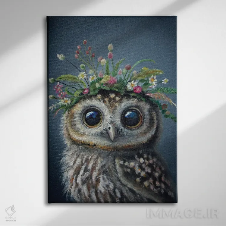 تابلو دکوراتیو اوفیلیا اثر کری گولر - نمای روبهرو روی دیوار