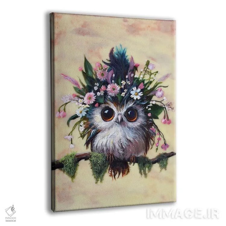 تابلو دکوراتیو وودلی اثر کری گولر - نمای پرسپکتیو محصول