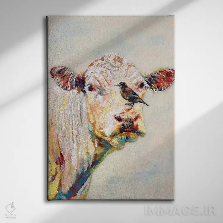 تابلو مدرن سمپاتیکو اثر کری گولر - نمای روبهرو روی دیوار