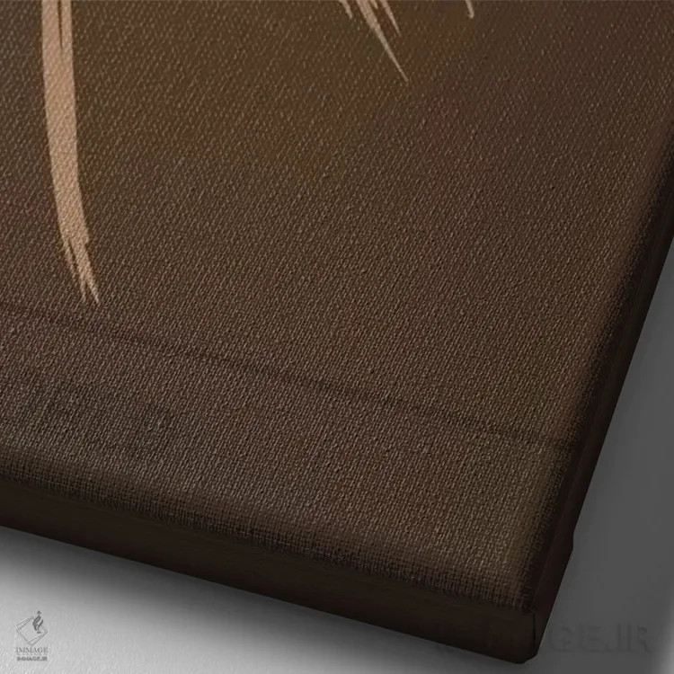 تابلو دکوراتیو رد پنجه دایناسور اثر فایو بای فایو کالکتیو - نمای نزدیک بافت بوم