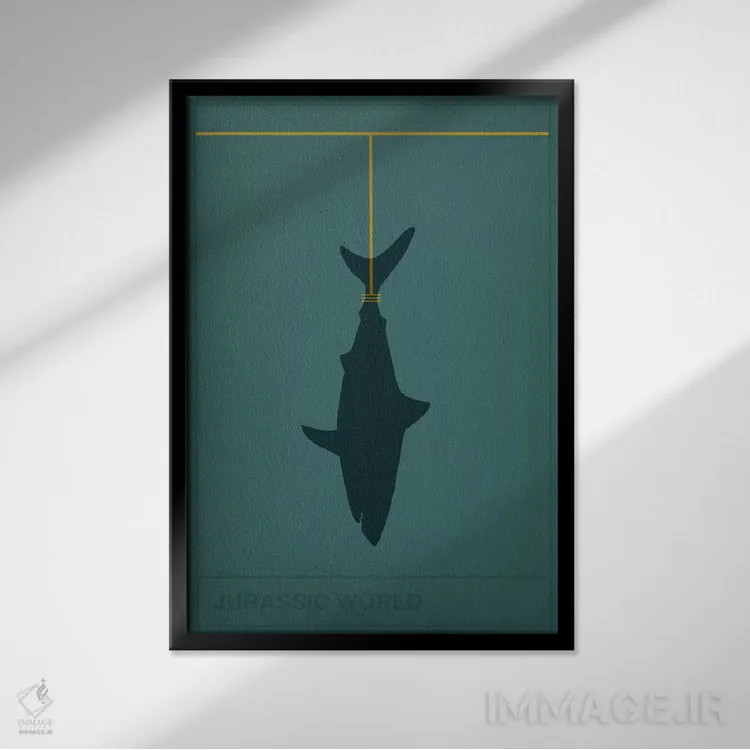 تابلو دکوراتیو زمان غذا خوردن اثر فایو بای فایو کالکتیو - نمای قابدار مشکی