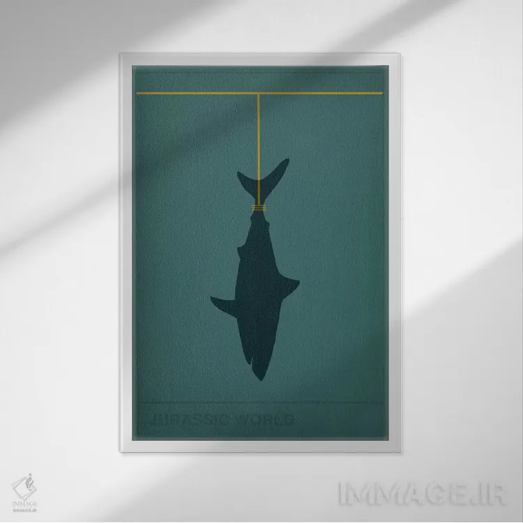 تابلو دکوراتیو زمان غذا خوردن اثر فایو بای فایو کالکتیو - نمای قابدار سفید