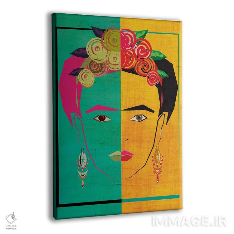 تابلو دکوراتیو فریدا ۱ اثر چایا شرادر - نمای پرسپکتیو محصول
