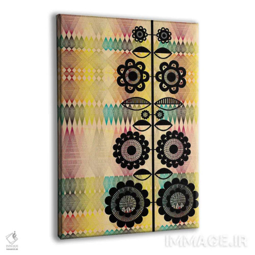 تابلو دکوراتیو هندسی ۱ اثر چایا شرادر - نمای پرسپکتیو محصول