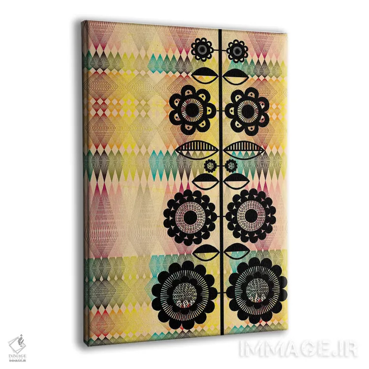 تابلو دکوراتیو هندسی ۱ اثر چایا شرادر - نمای پرسپکتیو محصول