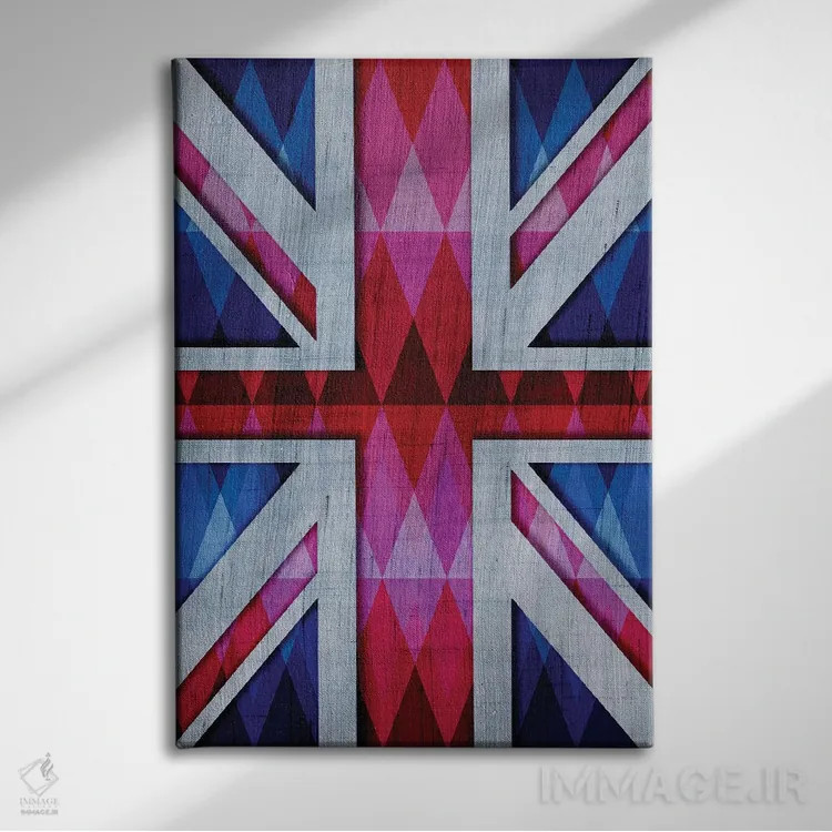 تابلو دکوراتیو اتحاد اثر چایا شرادر - نمای روبهرو روی دیوار