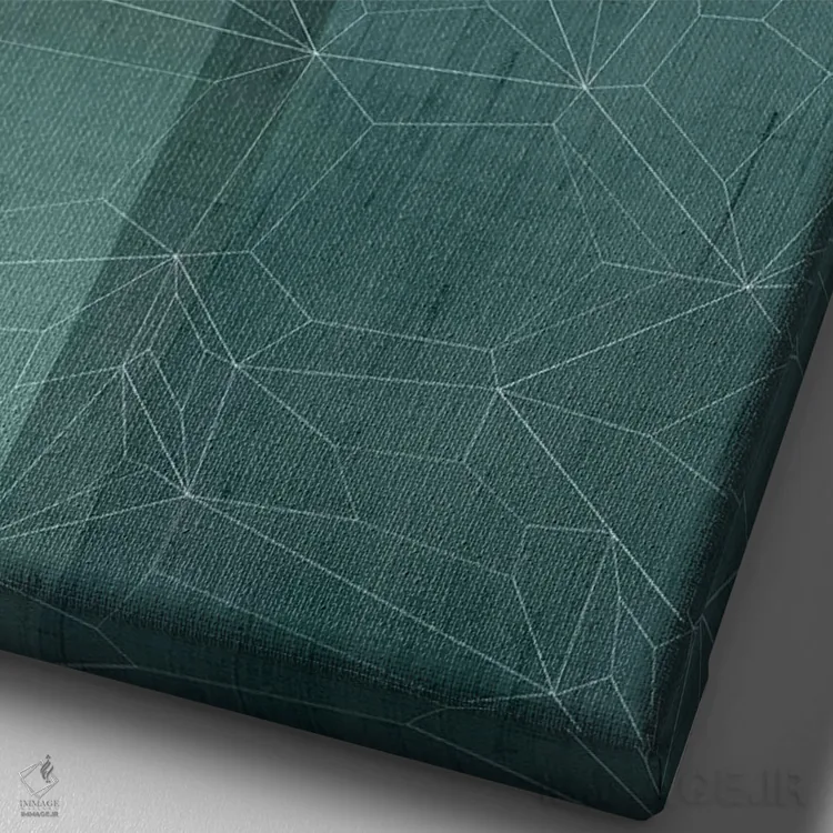 تابلو دکوراتیو دب اکبر اثر چایا شرادر - نمای نزدیک بافت بوم