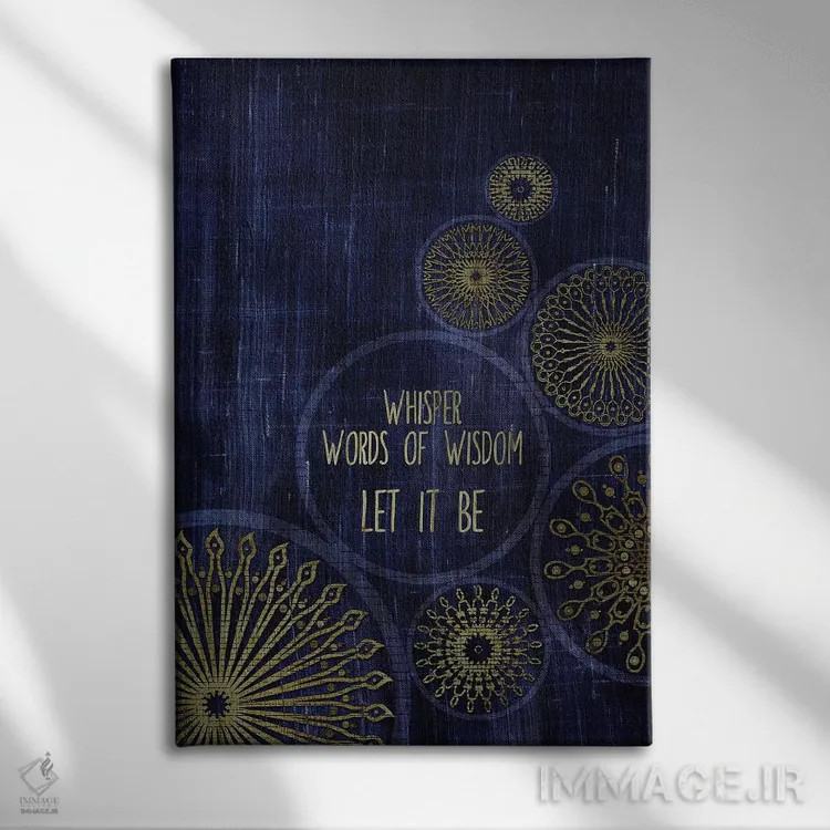 تابلو دکوراتیو رهایش کن اثر چایا شرادر - نمای روبهرو روی دیوار