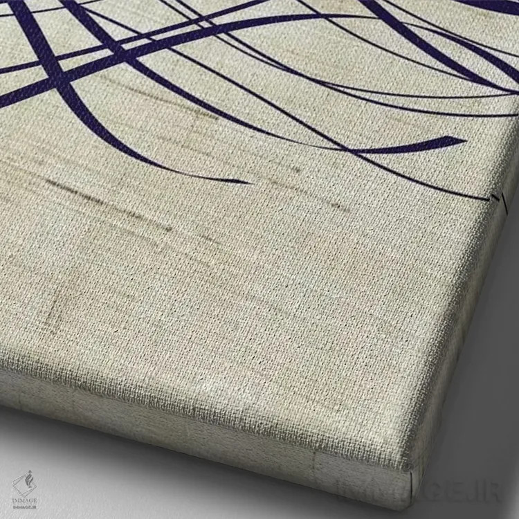 تابلو دکوراتیو نقل قول طوفان لوئیزا می الکات اثر چایا شرادر - نمای نزدیک بافت بوم