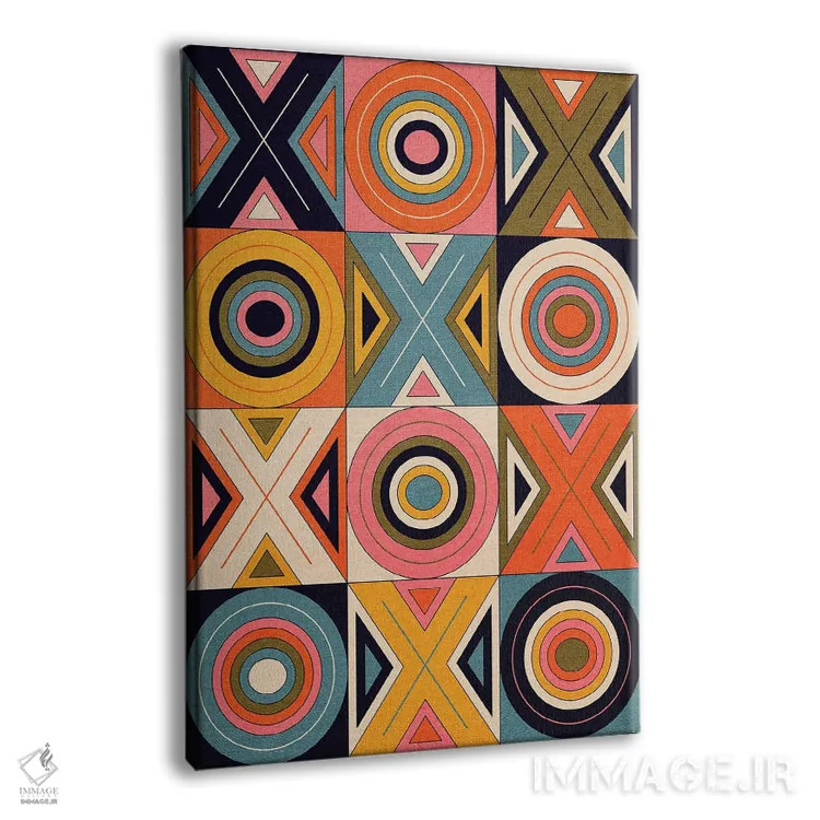 تابلو دکوراتیو بغل و بوسه اثر چایا شرادر - نمای پرسپکتیو محصول