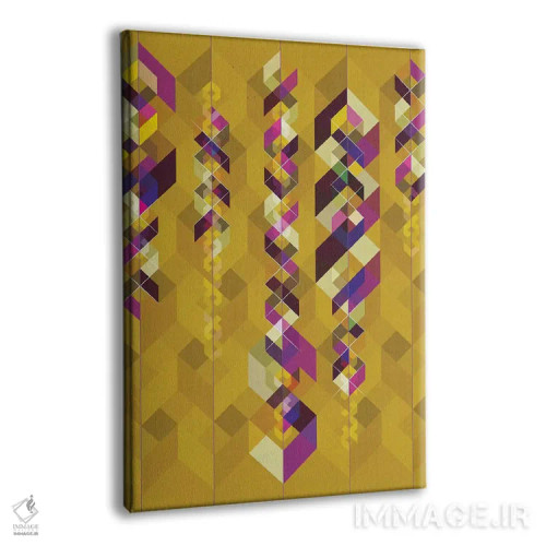 تابلو انتزاعی دی ان ای اثر چایا شرادر - نمای پرسپکتیو محصول