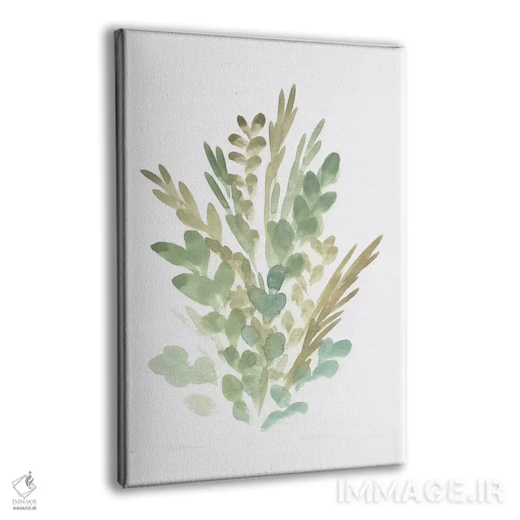 تابلو مینیمال گل های روستایی ۲ اثر مارسی چپمن - نمای پرسپکتیو محصول