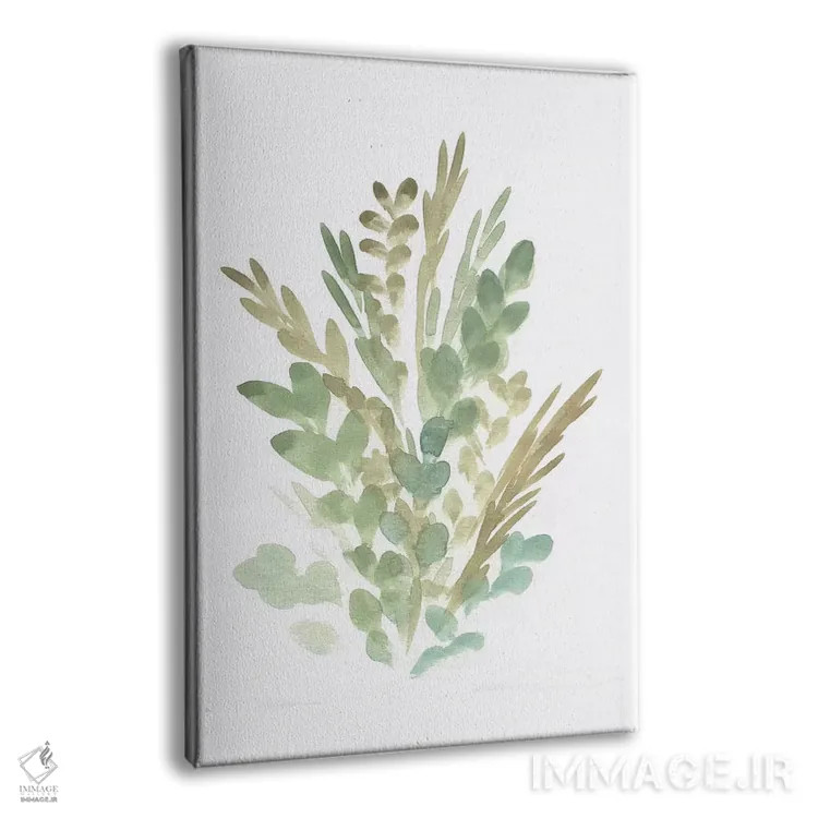 تابلو مینیمال گل های روستایی ۲ اثر مارسی چپمن - نمای پرسپکتیو محصول