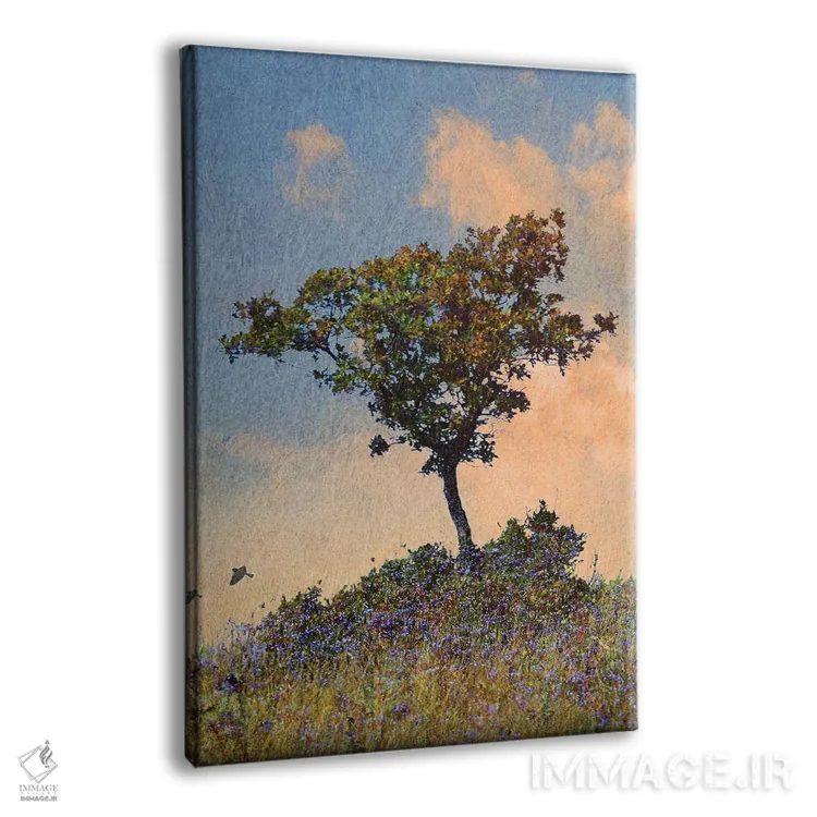 تابلو دکوراتیو درخت بلوط سمت چپ اثر کریستوفر وست - نمای پرسپکتیو محصول