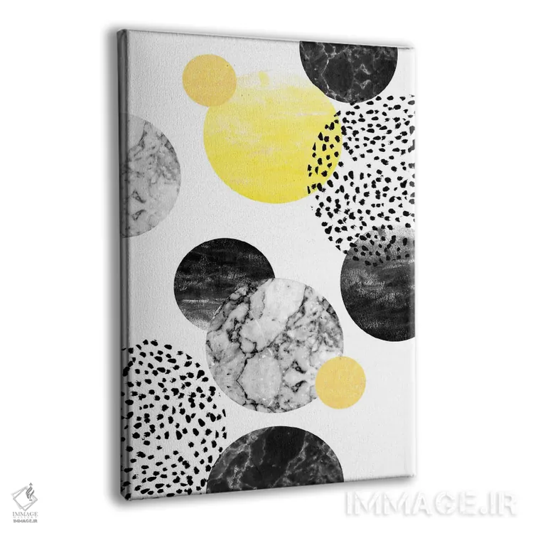 تابلو انتزاعی کلارا اثر شارلوت وینتر - نمای پرسپکتیو محصول