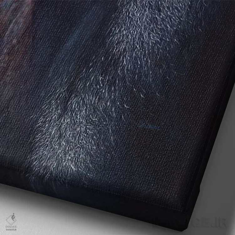 تابلو دکوراتیو "امید" اثر هنر چامی - نمای نزدیک بافت بوم