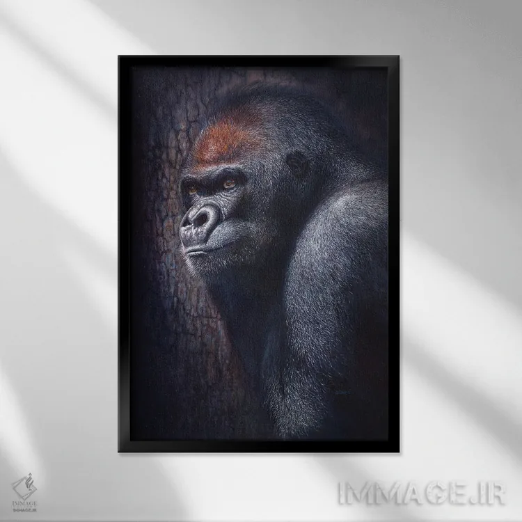 تابلو دکوراتیو "امید" اثر هنر چامی - نمای قابدار مشکی