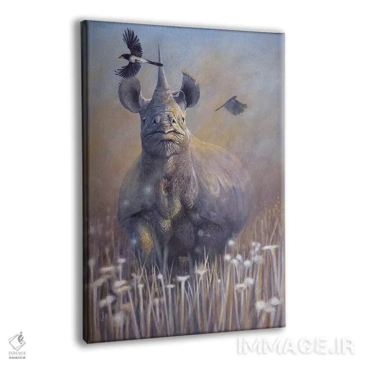 تابلو دکوراتیو "ناپدید شدن ۲" اثر هنر چامی - نمای پرسپکتیو محصول