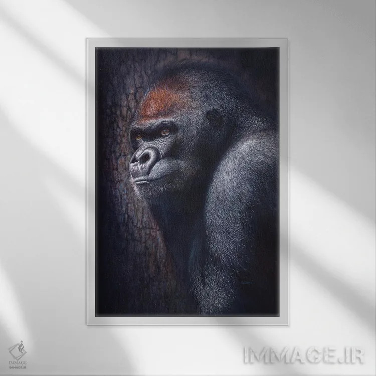 تابلو دکوراتیو "امید" اثر هنر چامی - نمای قابدار سفید