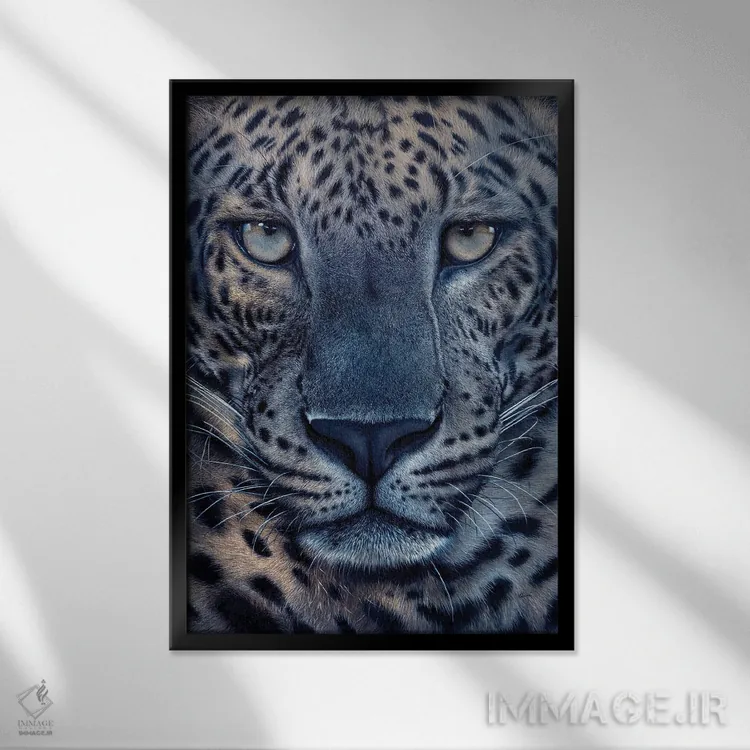 تابلو دکوراتیو "جولیوس" اثر هنر چامی - نمای قابدار مشکی