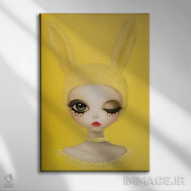 تابلو دکوراتیو "حافظه چیست" اثر چن هونگژو - نمای روبهرو روی دیوار