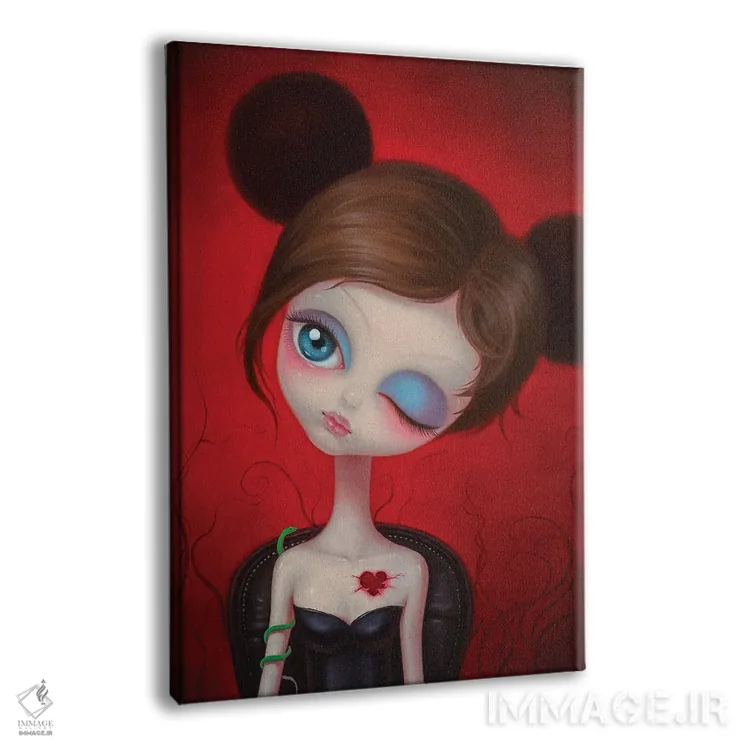 تابلو دکوراتیو "چه کسی می تواند قلبت را بشکند" اثر چن هونگژو - نمای پرسپکتیو محصول