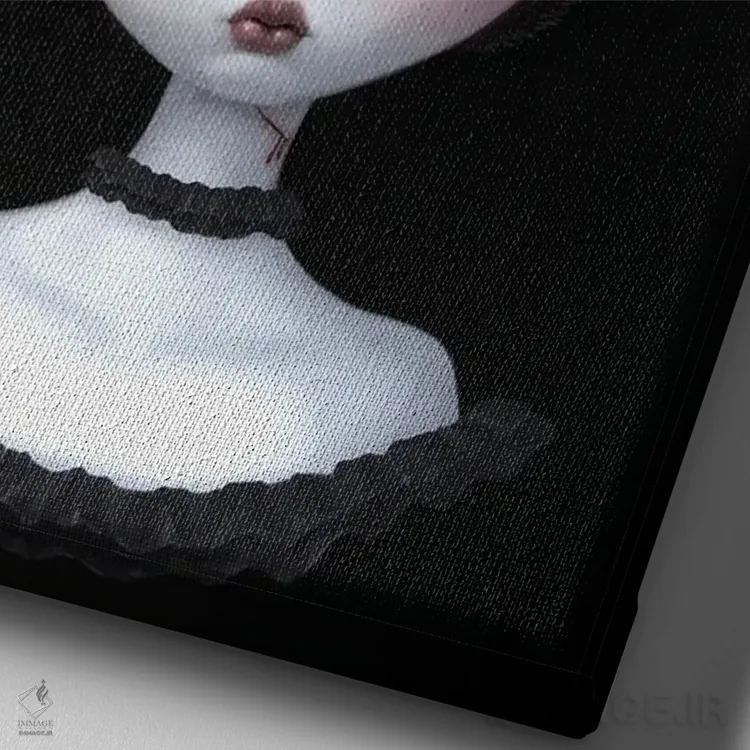 تابلو دکوراتیو "حافظه چیست ۳" اثر چن هونگژو - نمای نزدیک بافت بوم