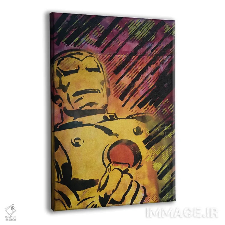 تابلو دکوراتیو "خشم" اثر سیسرو اسپین - نمای پرسپکتیو محصول