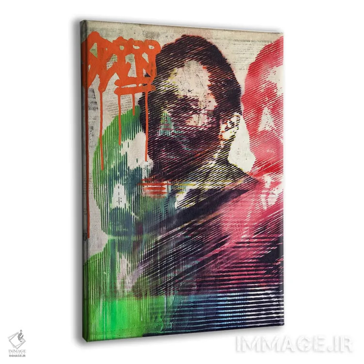 تابلو دکوراتیو "تداخل ون گوک" اثر سیسرو اسپین - نمای پرسپکتیو محصول