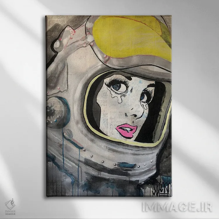 تابلو دکوراتیو از دل سختی ها اثر سیسرو اسپین - نمای روبهرو روی دیوار