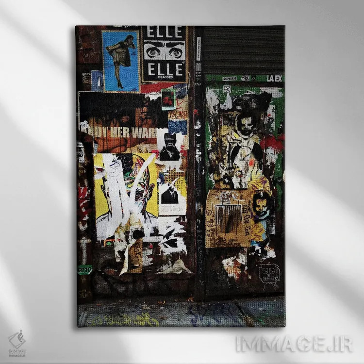 تابلو دکوراتیو دیوارهای نیویورک اثر سیسرو اسپین - نمای روبهرو روی دیوار