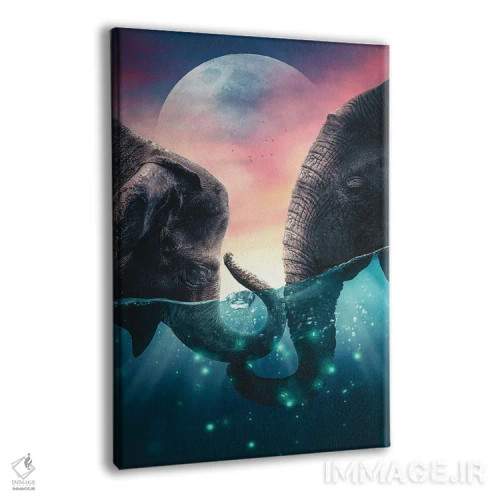 تابلو دکوراتیو پیوند ابدی اثر آدام کازینز - نمای پرسپکتیو محصول