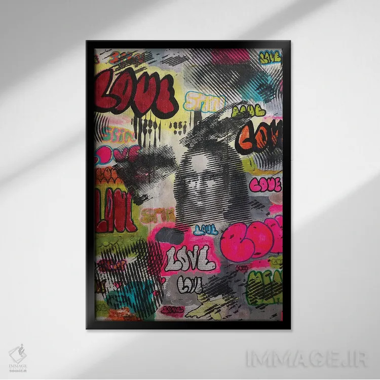 تابلو دکوراتیو "همیشه تو را خواهم دید" اثر سیسرو اسپین - نمای قابدار مشکی