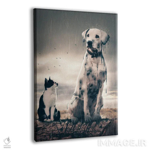 تابلو دکوراتیو چکیدن اثر آدام کازینز - نمای پرسپکتیو محصول