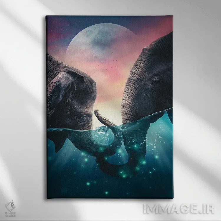 تابلو دکوراتیو پیوند ابدی اثر آدام کازینز - نمای روبهرو روی دیوار