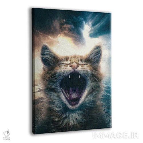 تابلو دکوراتیو غرش کوچک اثر آدام کازینز - نمای پرسپکتیو محصول