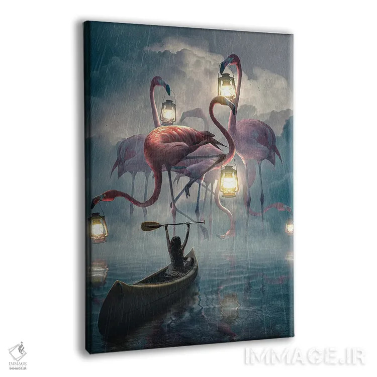 تابلو دکوراتیو آب های ناشناخته اثر آدام کازینز - نمای پرسپکتیو محصول