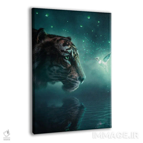 تابلو دکوراتیو سال ببر اثر آدام کازینز - نمای پرسپکتیو محصول