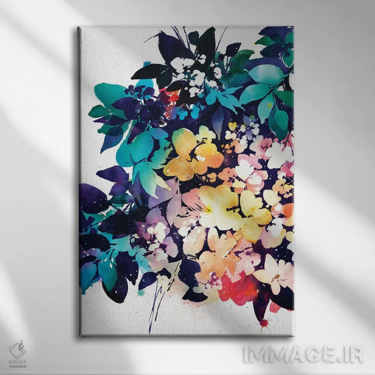 تابلو دکوراتیو نجوای نیمه شب اثر کریتیو اینگرید - نمای روبهرو روی دیوار