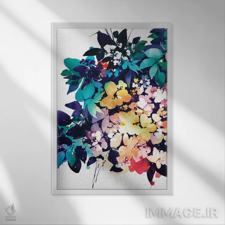 تابلو دکوراتیو نجوای نیمه شب اثر کریتیو اینگرید - نمای قابدار سفید