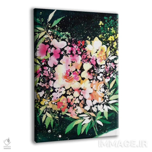 تابلو دکوراتیو قلب شکوفا شونده شبانه اثر کریتیو اینگرید - نمای پرسپکتیو محصول